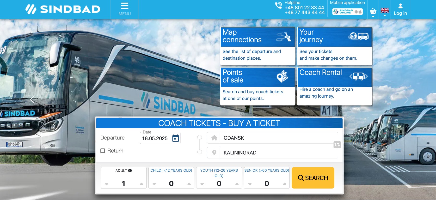 bus from gdansk to kaliningrad